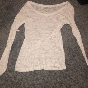 Long sleeve white shirt